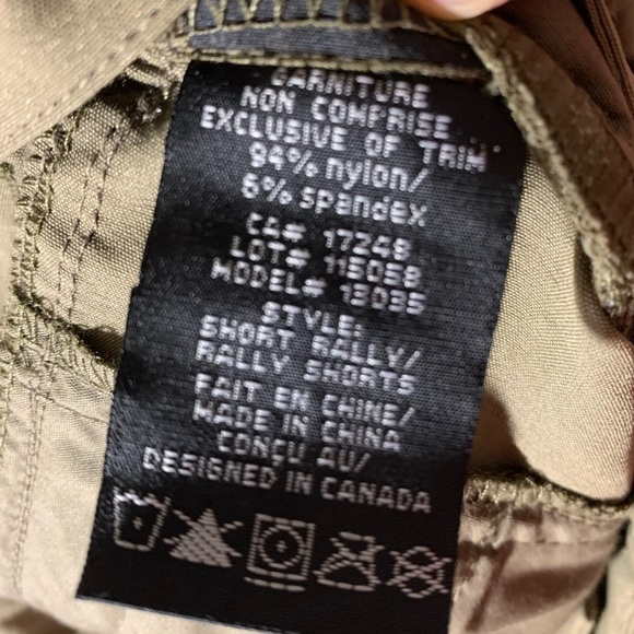 CHLOROPHYLLE Rally Women's Sz 14 Hiking Cargo Shorts Brown Tan pockets 14 - Picture 12 of 12